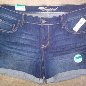 Old Navy jean shorts size 14 NWT